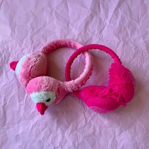 A pair of cute earmuffs